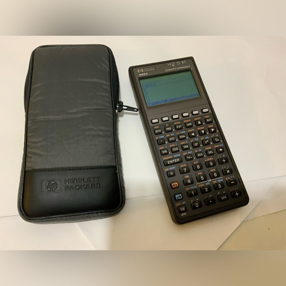 Vintage Hewlett Packard HP 48SX Graphing Calculator